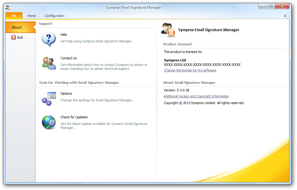 ex-15 standard application format opens in new window